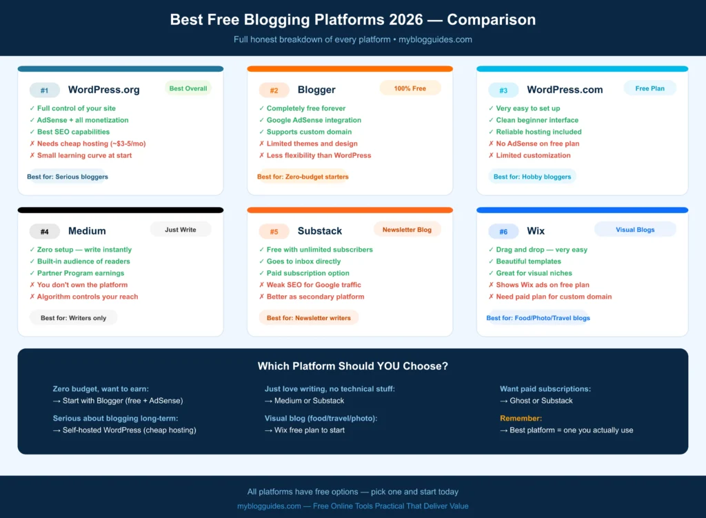 Best Free Blogging Platforms