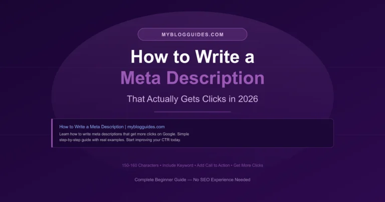 How to Write a Meta Description